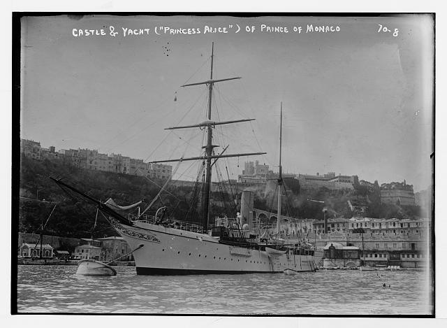 13433-Princess-Alice---yacht-of-Prince-of-Monaco--castle-in-background--Monaco.jpg
