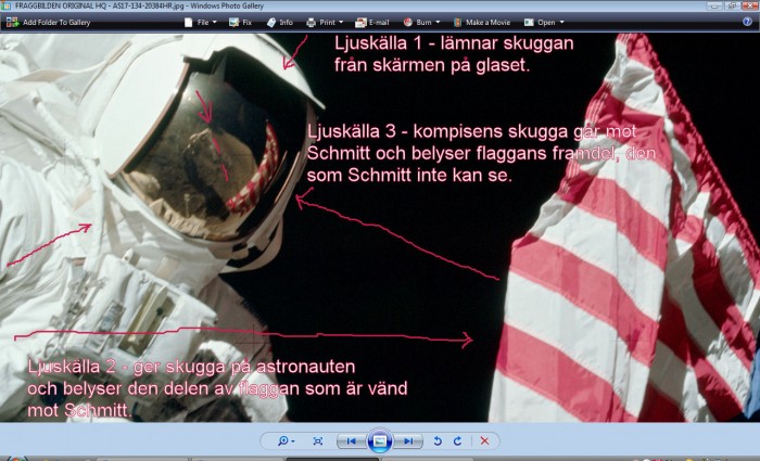 Apollo 17 - flaggbilden med Harrison Schmitt har troligen minst tre ljuskällor med pilmarkeringar.jpg