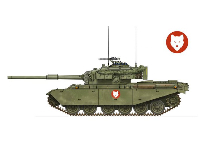 Strv 102 som deltog i inspelning av filmen Vargen.jpg